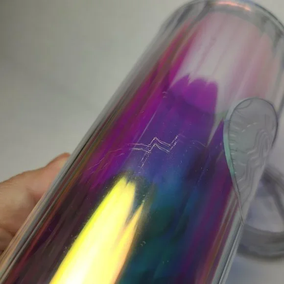 Starbucks Limited Edition Iridescent Diamond Rainbow Domed Tumbler Summer 2020 - Picture 10 of 10